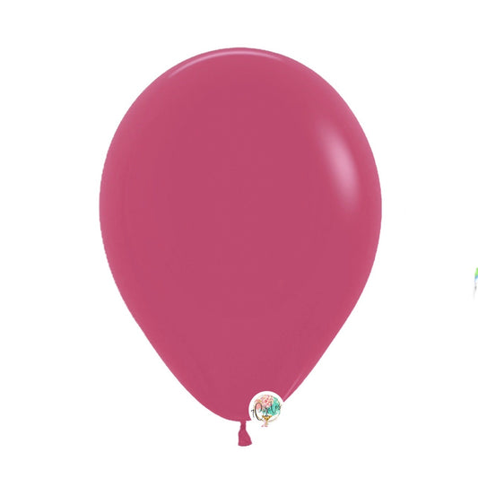 100-pack dusty rose pink latex balloons by 7Circles in 5, 9, and 11 inches, perfect for elegant party decor. Globos rosa polvo para eventos.