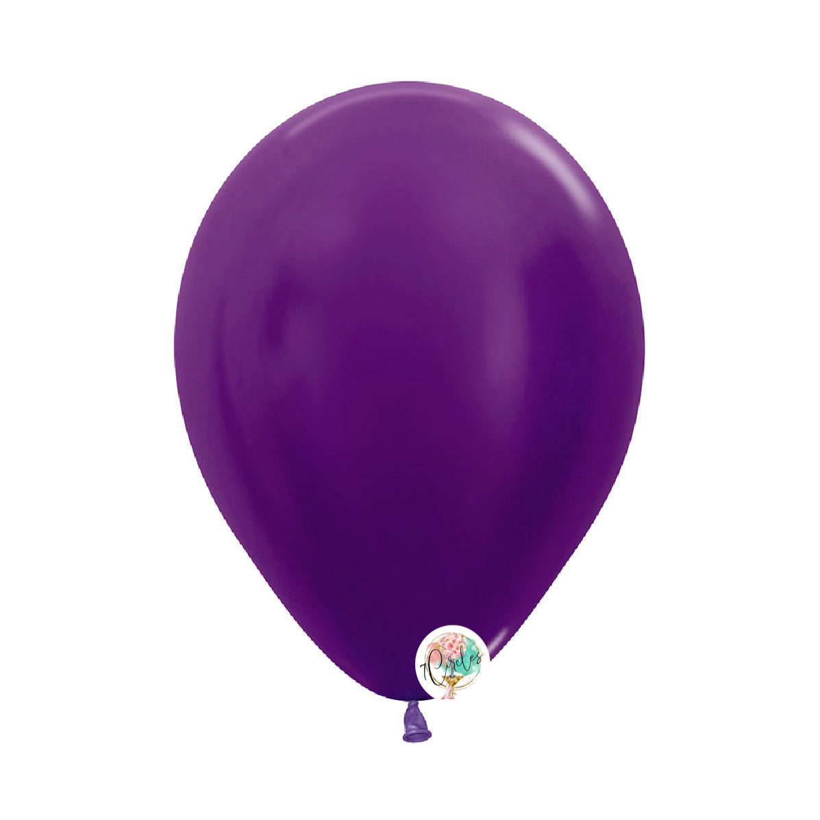 100-pack violet latex balloons by 7Circles in 5, 9, and 11 inches, perfect for elegant party decor. Globos violetas para eventos.