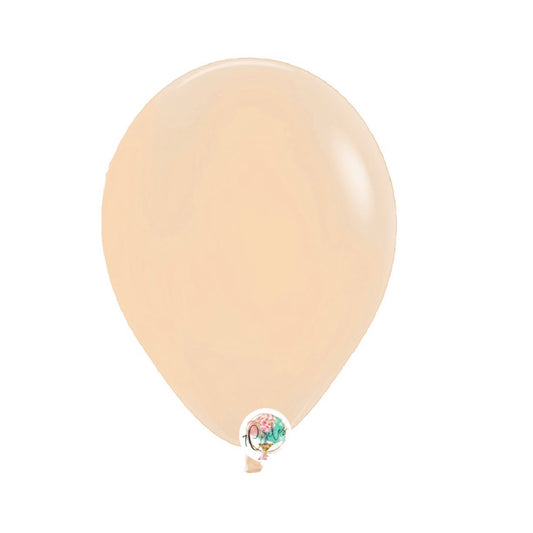 9" Blush Latex balloon 100 count globos para decoracion de fiestas by www.7circlesusa.com UPC code 672975568955