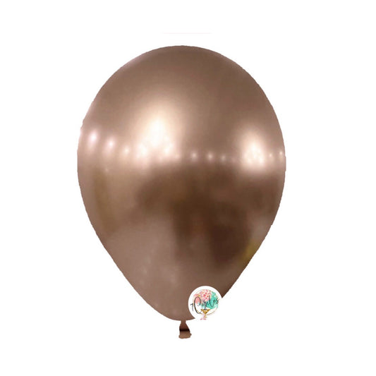 36" Chrome Champagne Balloons Latex 2 count globo para decoracion de fiestas by www.7circlesusa.com UPC code 672975571207