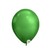 5" Chrome Lime Green Balloons Latex 100 count globo para decoracion de fiestas by www.7circlesusa.com UPC code 672975568511