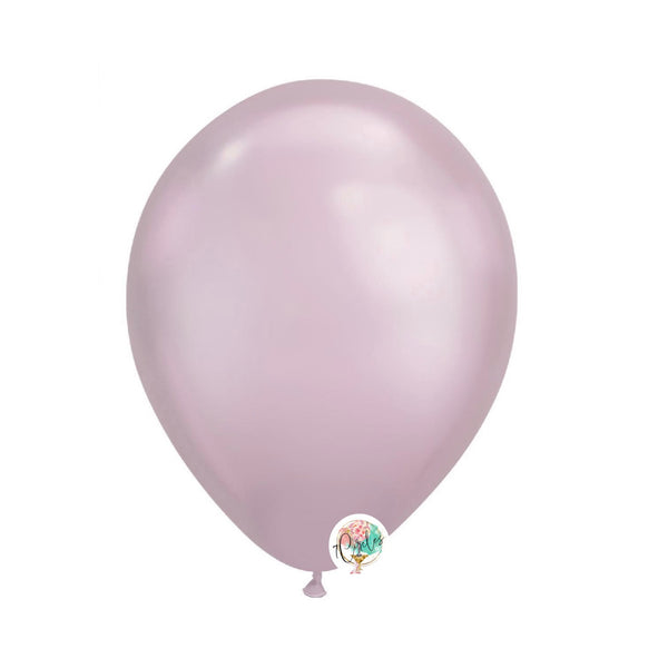 9" Chrome Pink Latex balloon 100 count globos para decoracion de fiestas by www.7circlesusa.com UPC code 672975569143