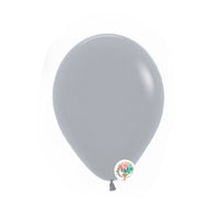 5" Grey Balloons Latex 100 count globo para decoracion de fiestas by www.7circlesusa.com UPC code 672975568207