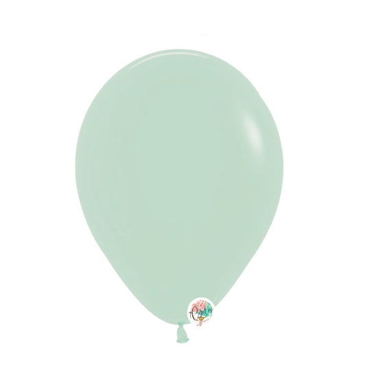 18" Macaron Green Balloons Latex 10 count globo para decoracion de fiestas by www.7circlesusa.com UPC code 672975570392