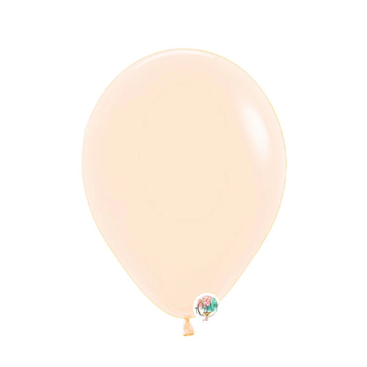 18" Macaron Peach Balloons Latex 10 count globo para decoracion de fiestas by www.7circlesusa.com UPC code 672975570446