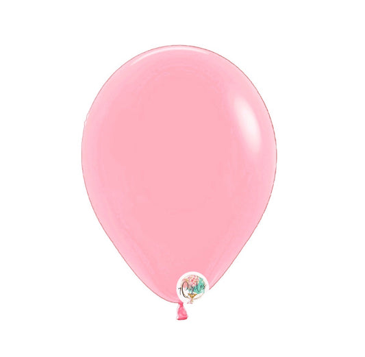 9" Macaron Pink Latex balloon 100 count globos para decoracion de fiestas by www.7circlesusa.com UPC code 672975569051