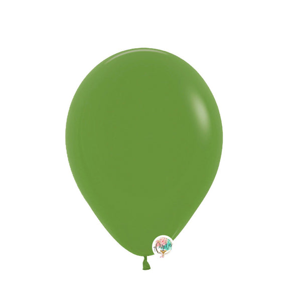 8" Olive Green Balloons Latex 10 count globo para decoracion de fiestas by www.7circlesusa.com UPC code 672975570149