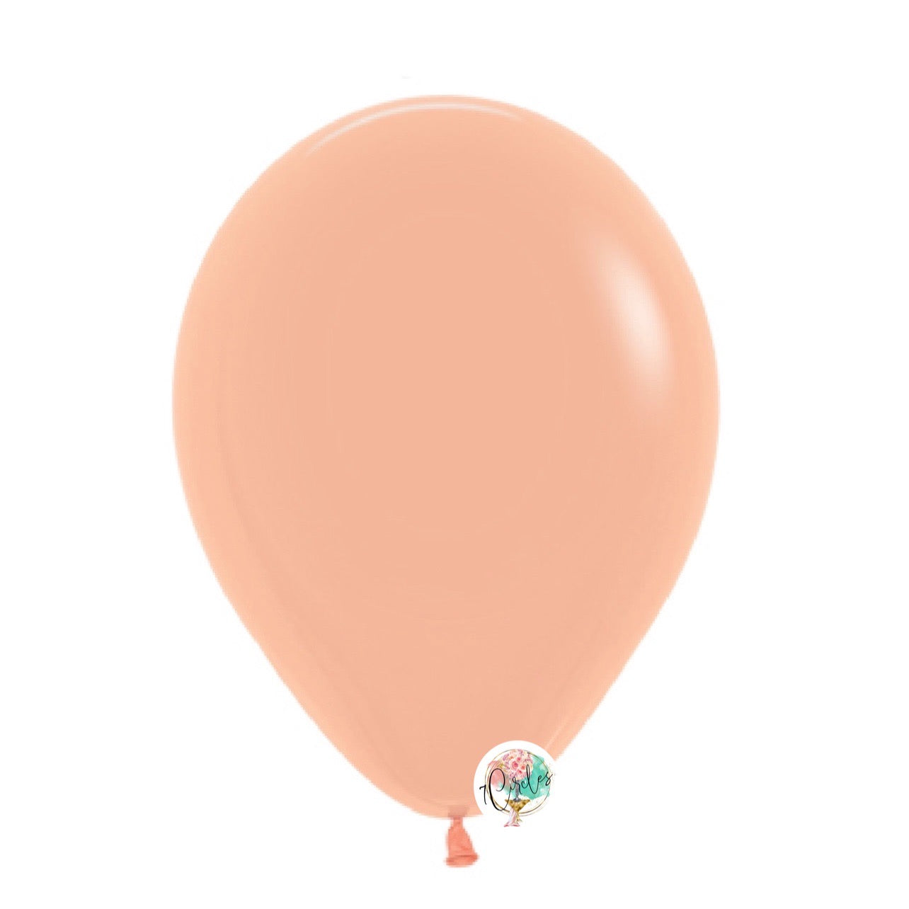 5" Peach Blush Balloons Latex 100 count globo para decoracion de fiestas by www.7circlesusa.com UPC code 672975568283