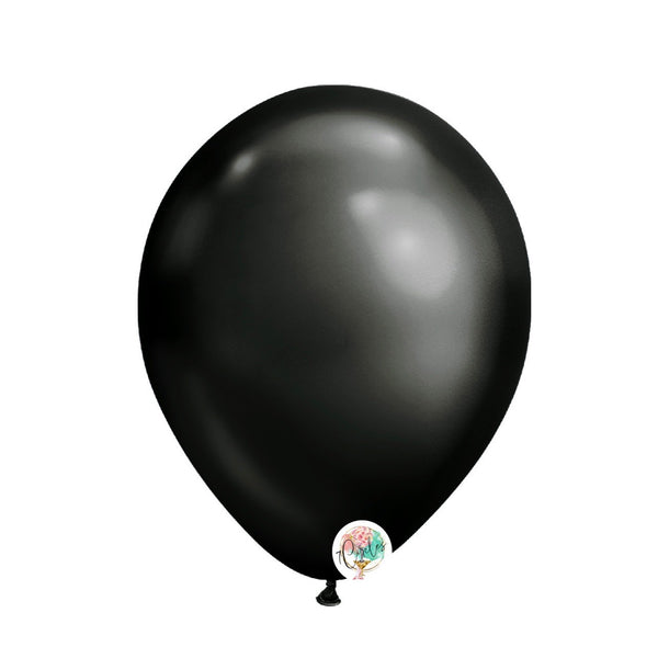 5" Chrome Steel Grey Balloons Latex 100 count globo para decoracion de fiestas by www.7circlesusa.com UPC code 672975568528