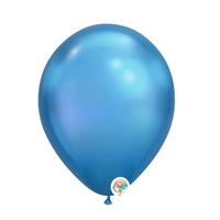 11" Chrome Blue latex balloon 100 count by www.7circlesusa.com ups code 672975569907