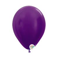 11" Violet latex balloon 100 count by www.7circlesusa.com upc code 672975569389