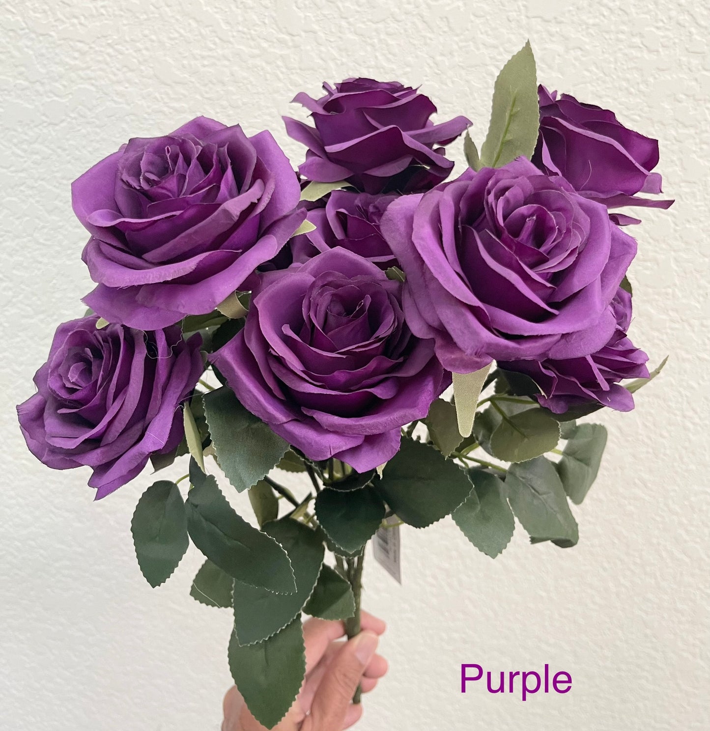 Purple  Rose Bush with 10 Heads from www.7circlesusa.com