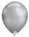 chrome silver latex balloons 11 inch 100 count by link: www.7circlesusa.com